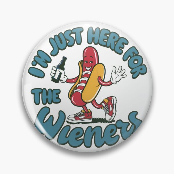 Item preview, 4th of July, I'm Just Here For The Wieners designed and sold by PlanetMarker.