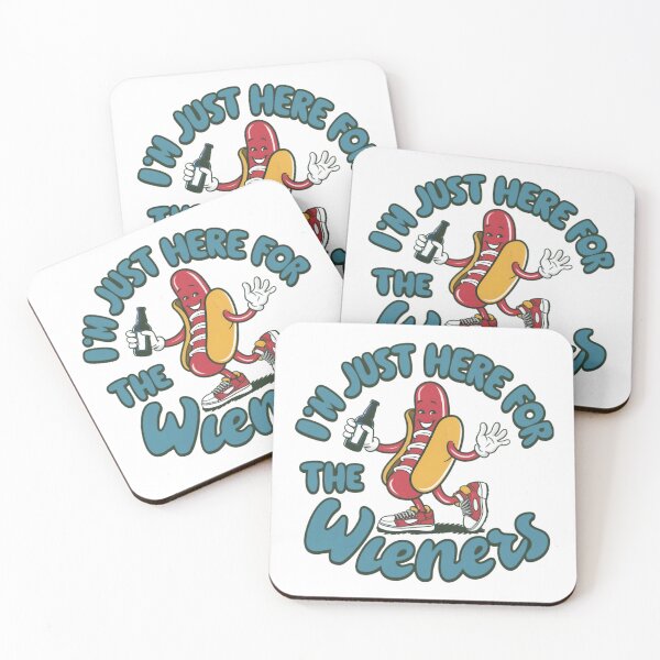 Item preview, 4th of July, I'm Just Here For The Wieners designed and sold by PlanetMarker.