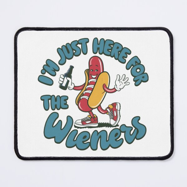 Item preview, 4th of July, I'm Just Here For The Wieners designed and sold by PlanetMarker.