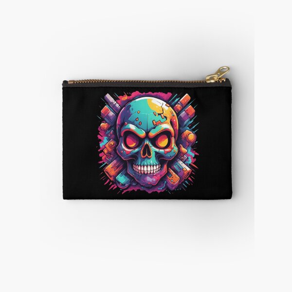 Item preview, Colorful Skull, Cyberpunk, Vaporwave, Street Art designed and sold by Burn-Ego.