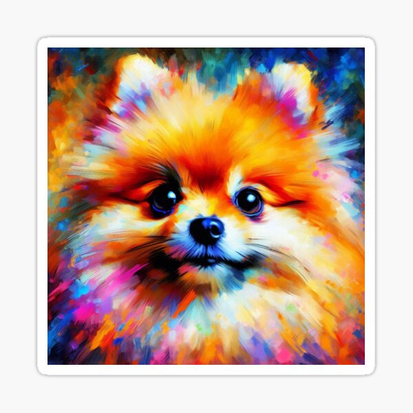 Item preview, Bold Pomeranian designed and sold by Charlie-Designs.