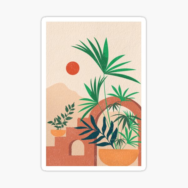 Mojave Desert Sun Sticker