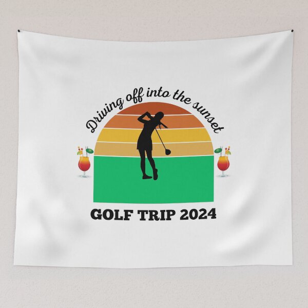 Item preview, Golf trip driving into the sunset designed and sold by IFarty.
