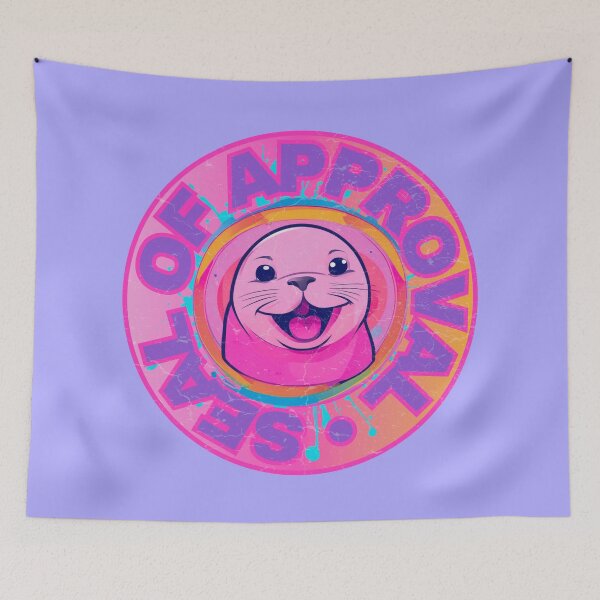 Item preview, Pink Seal of Approval  designed and sold by pUNKnown.