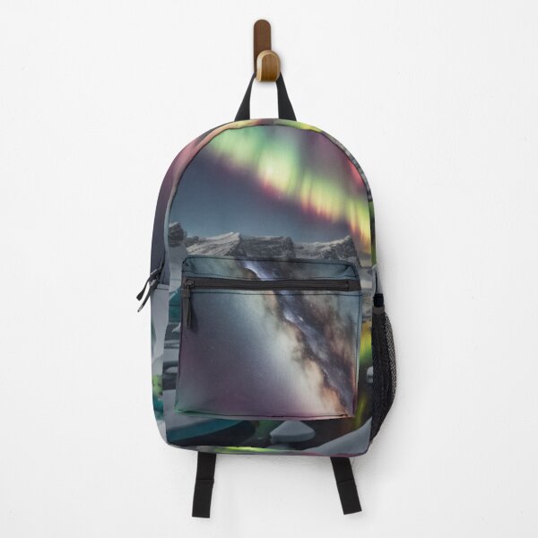 Item preview, Aurora Australis Over Antarctica Wilderness Mesmerizing Milky Way Reflections designed and sold by EnchantedVista.