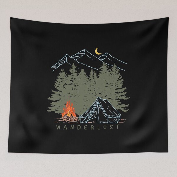 Item preview, Camping Minimalist designed and sold by ethnicdrawing.