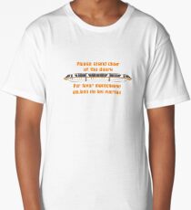 Please Stand Clear of the Doors Long T-Shirt