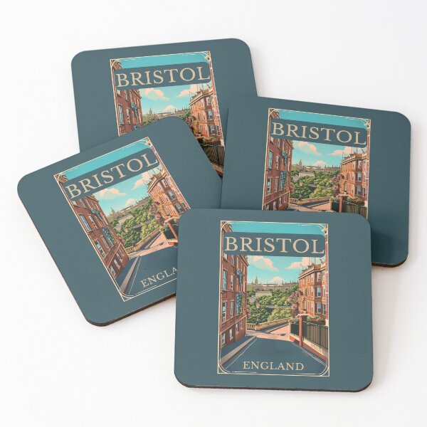 Item preview, A Vintage Travel Illustration of Bristol - England designed and sold by GoodOldVintage.