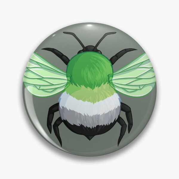 Item preview, Aromantic Flag Bee designed and sold by Artimanx.