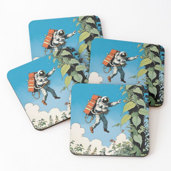 Item preview, The astronaut and his magic beans  designed and sold by Leonardobc.