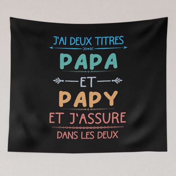 Item preview, Papa et Papy et j'assure dans les deux designed and sold by timizar.