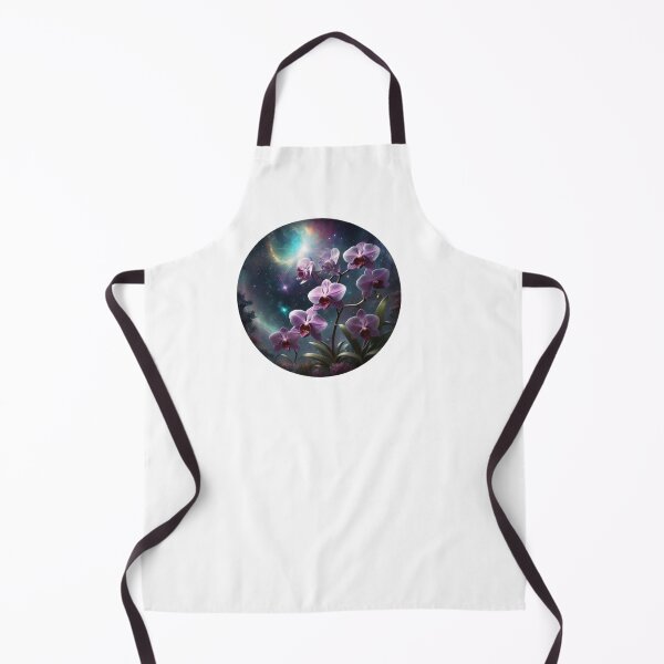 Item preview, Cosmic Lavender Orchids in watercolor paint designed and sold by EmeraldCauldren.