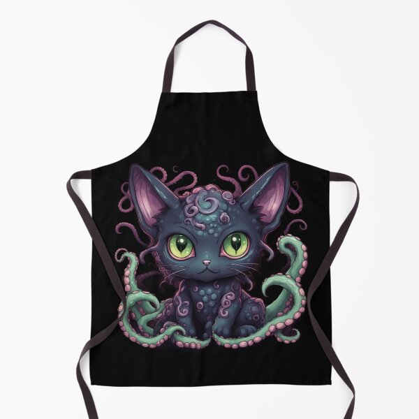 Item preview, Cathulhu, Lovecraft Cat, Demonic Kitten, Kawaii Cute designed and sold by Burn-Ego.