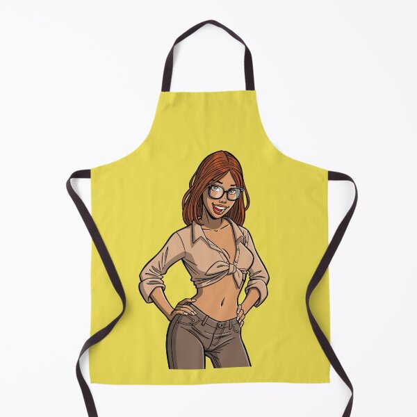 Item preview, CutiePie #151 - Redhead with glasses and western shirt designed and sold by CutiePiesArt.