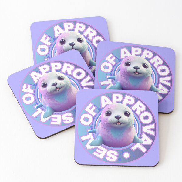 Item preview, Blue and Purple Seal of Approval  designed and sold by pUNKnown.