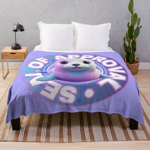 Item preview, Blue and Purple Seal of Approval designed and sold by pUNKnown.