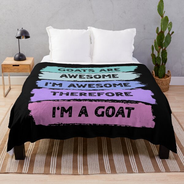 Item preview, Goats Are Awesome I'm Awesome Therefore I'm A Goat Pet Sheep designed and sold by Stick-Artistry.