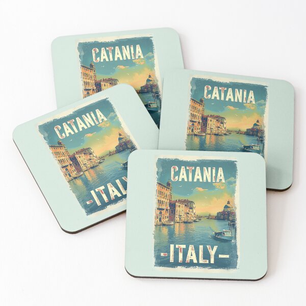 Item preview, A Vintage Travel Illustration of Catania - Italy designed and sold by GoodOldVintage.