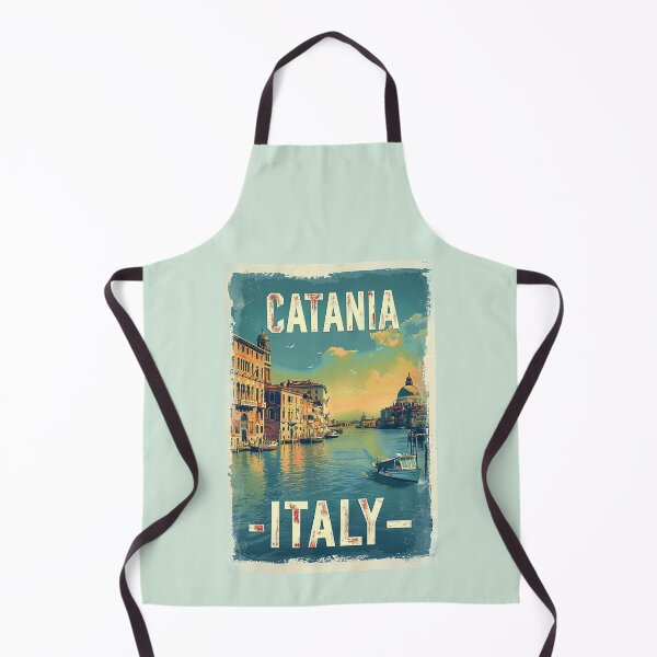 Item preview, A Vintage Travel Illustration of Catania - Italy designed and sold by GoodOldVintage.