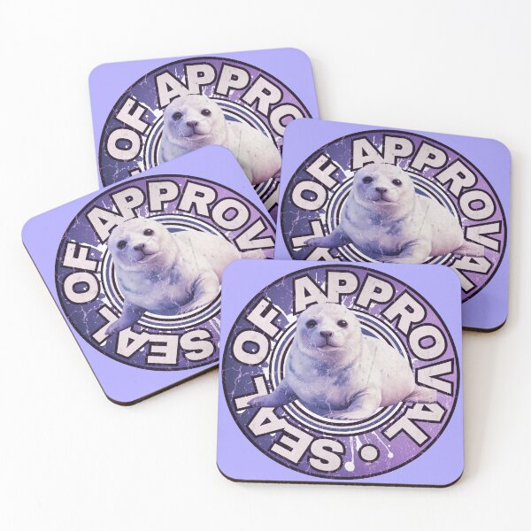 Item preview, Blue and White Seal of Approval  designed and sold by pUNKnown.