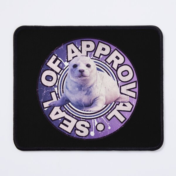 Item preview, Blue and White Seal of Approval designed and sold by pUNKnown.