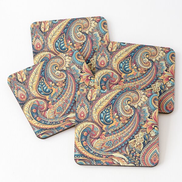 Item preview, Vibrant Paisley Floral Seamless Pattern designed and sold by asbno19.