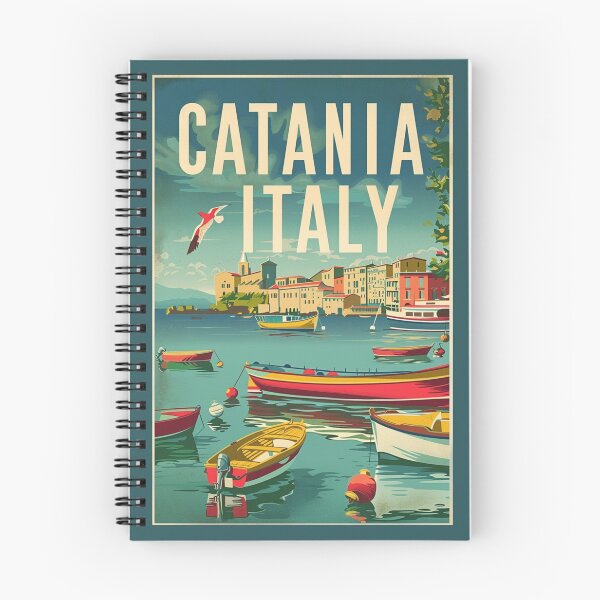 Item preview, A Vintage Travel Illustration of Catania - Italy designed and sold by GoodOldVintage.