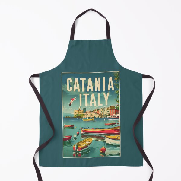Item preview, A Vintage Travel Illustration of Catania - Italy designed and sold by GoodOldVintage.
