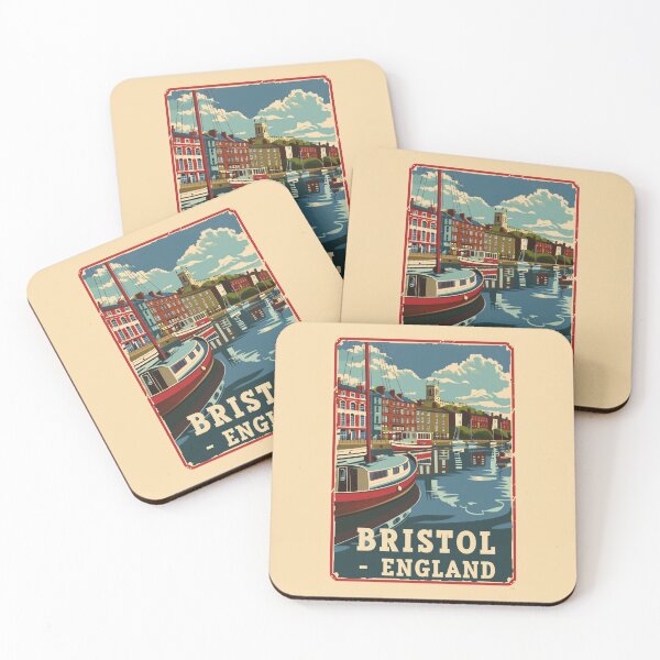 Item preview, A Vintage Travel Illustration of Bristol - England designed and sold by GoodOldVintage.