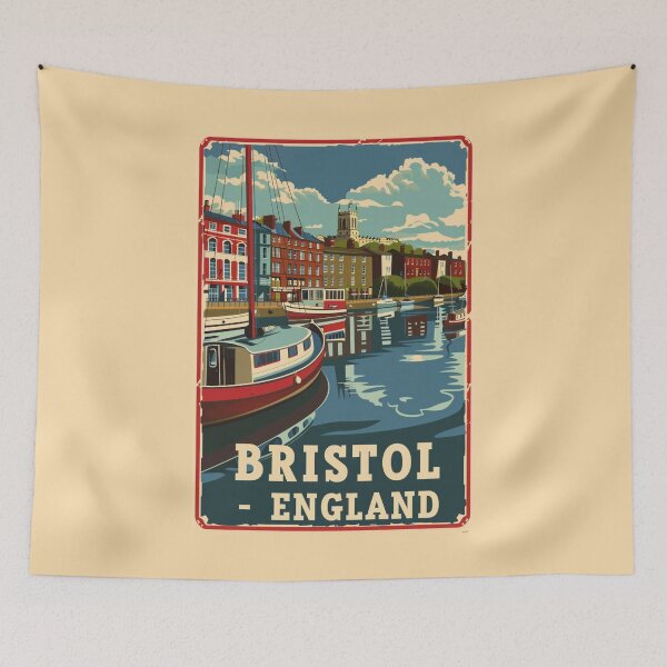 Item preview, A Vintage Travel Illustration of Bristol - England designed and sold by GoodOldVintage.