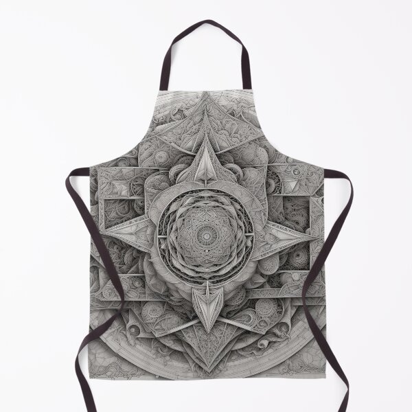 Artikelvorschau, Kompliziertes Graustufen-Mandala entworfen und verkauft von MandalasShops.