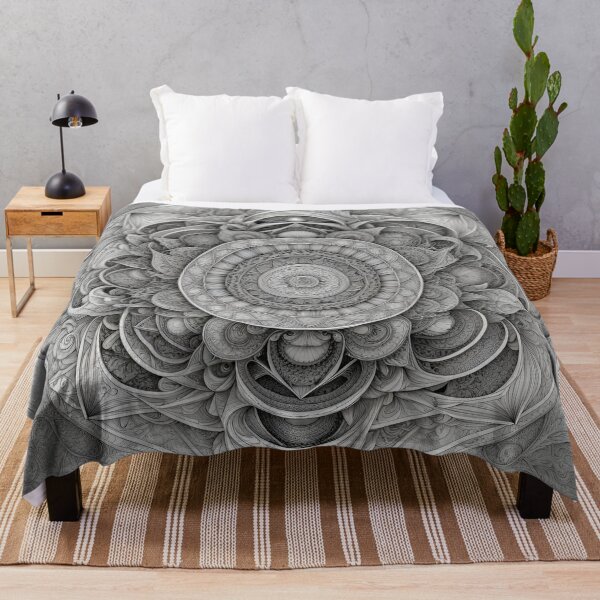 Item preview, Artistic Mandala of Detailed Strokes designed and sold by MandalasShops.