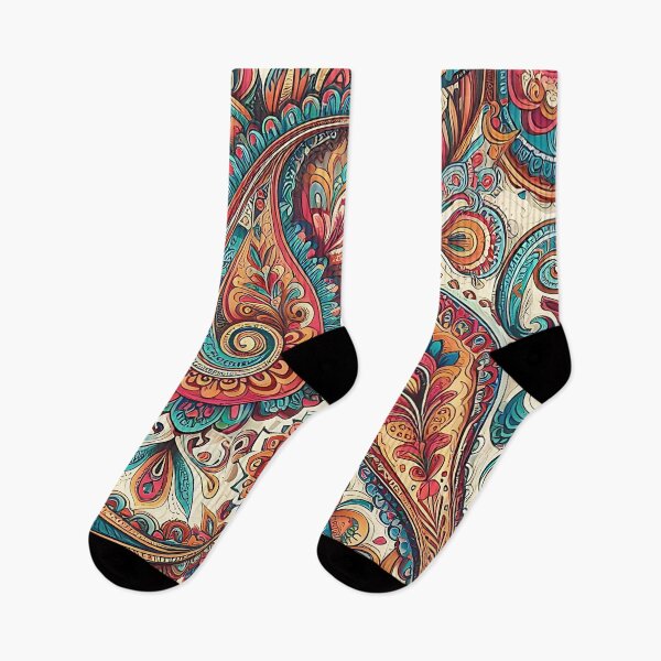 Item preview, Bohemian Paisley Floral Seamless Pattern - Vibrant & Colorful designed and sold by asbno19.