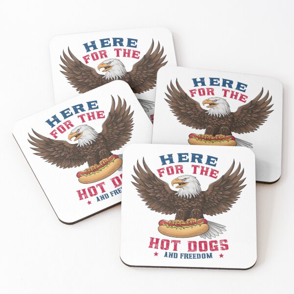 Item preview, 4th of July, I'm Here For The Hotdogs designed and sold by PlanetMarker.