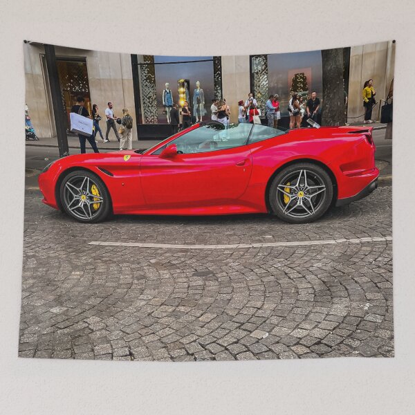 Item preview, Red Car On The Streets Of Paris  designed and sold by RollingRC.