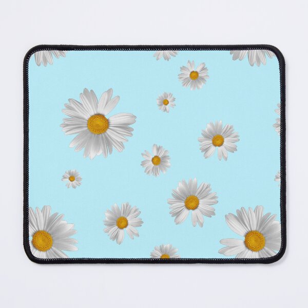 Item preview, V-1 Missing Petal Daisy Pattern Blue designed and sold by CatOfMostTrades.