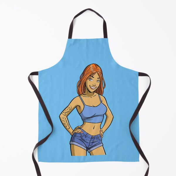 Item preview, CutiePie #191 - Redhead with CutiePies tattoo designed and sold by CutiePiesArt.