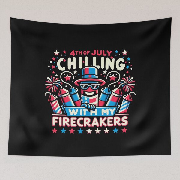 Item preview, 4th Of July Chilling With Firecrackers designed and sold by Chmielayka.