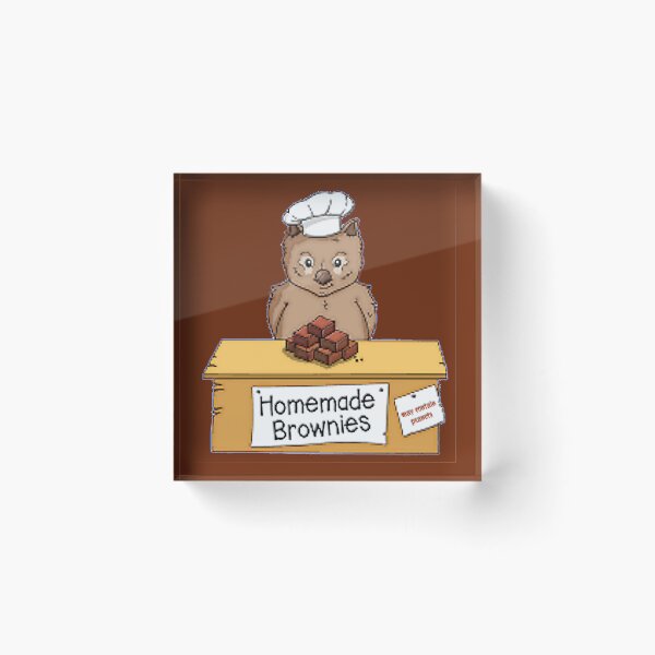 Artikelvorschau, Wombat Poop Blöcke Humor Brownies entworfen und verkauft von THE AMERICAN TEEVANGELIST.