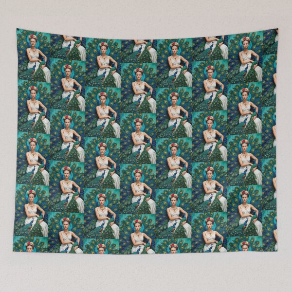 Item preview, Frida Kahlo Peacock designed and sold by TeeARTHY.