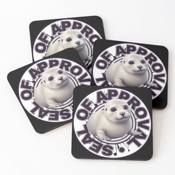 Item preview, White and Black Seal of Approval  designed and sold by pUNKnown.