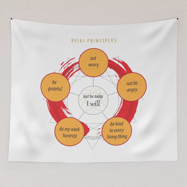 Item preview, Reiki Principles designed and sold by marcosty.