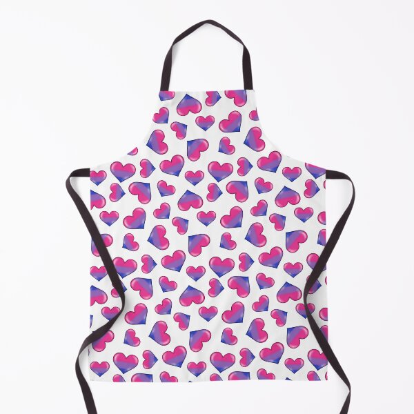 Item preview, Bisexual Flag Hearts - White designed and sold by HB Loves Crafts.
