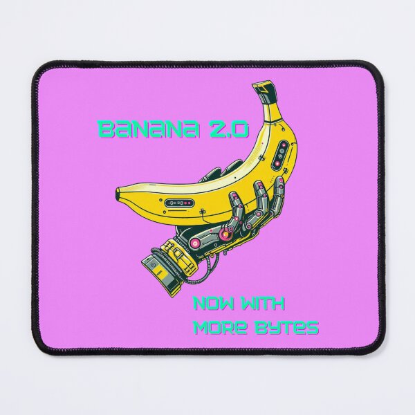 Item preview, Banana 2.0 - now with more bytes. Banana cyberpunk style designed and sold by Funny-Banana.