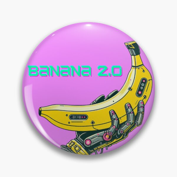 Item preview, Banana 2.0 - now with more bytes. Banana cyberpunk style designed and sold by Funny-Banana.