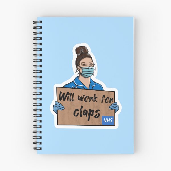 Item preview, Will work for claps  designed and sold by Crafty Chimp.