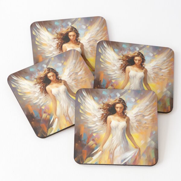 Item preview, Radiant Angel Art - Colorful and Ethereal Design designed and sold by Aurora-Solaris.