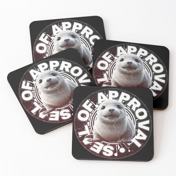 Item preview, Black and White Seal of Approval  designed and sold by pUNKnown.