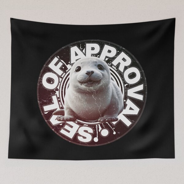 Item preview, Black and White Seal of Approval  designed and sold by pUNKnown.