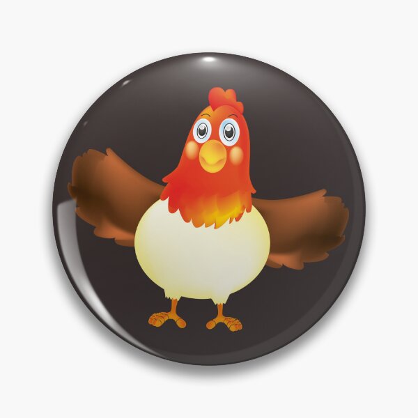 Item preview, smiling chicken designed and sold by MerlinWear.